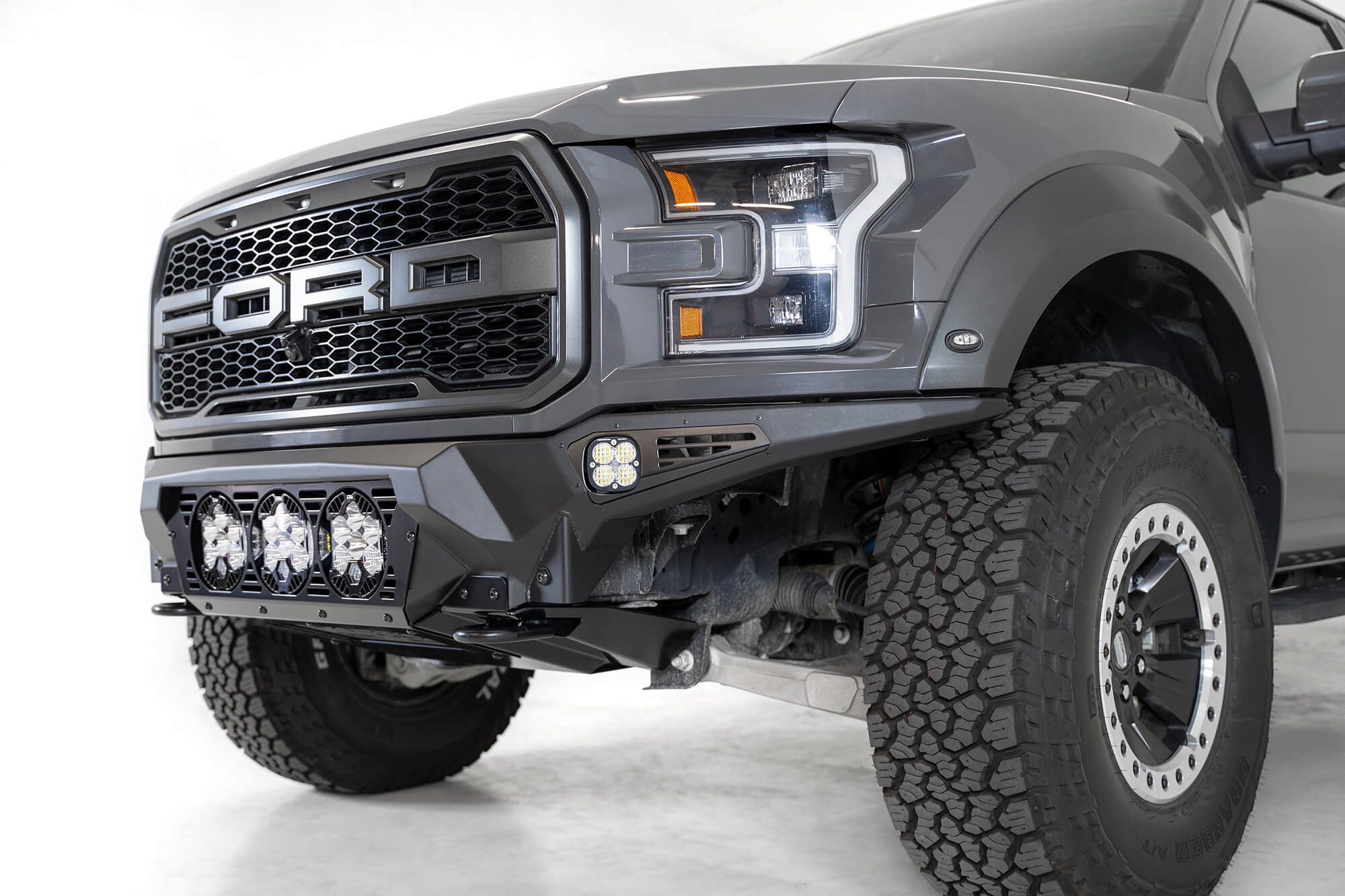 ADD Offroad 2017-2020 Ford Raptor Bomber Front Bumper (Baja Designs) F110014100103 | GarageAndFab.com