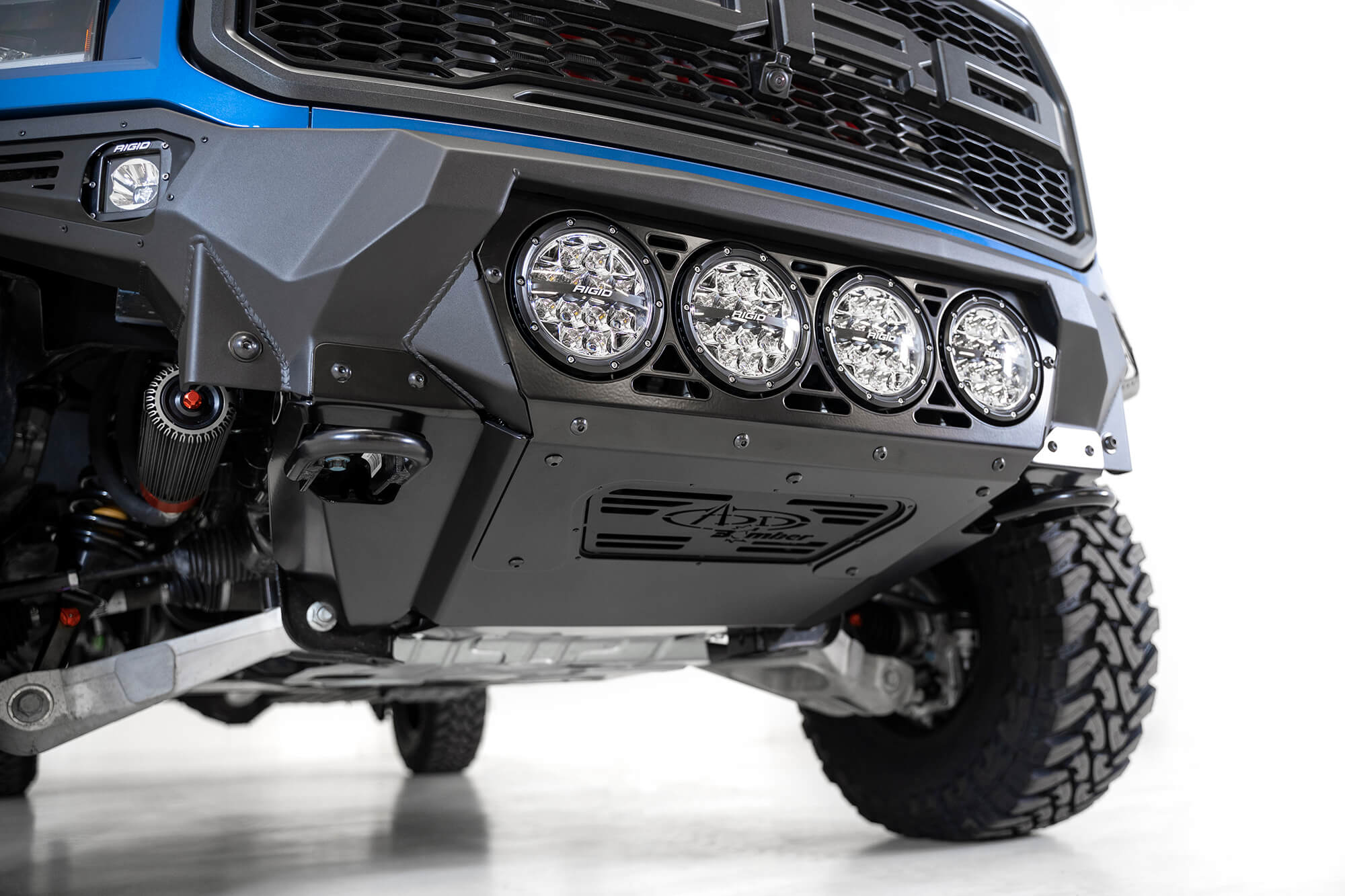 ADD Offroad 2017-2020 Ford Raptor Bomber Front Bumper (Rigid) F110014110103 | GarageAndFab.com