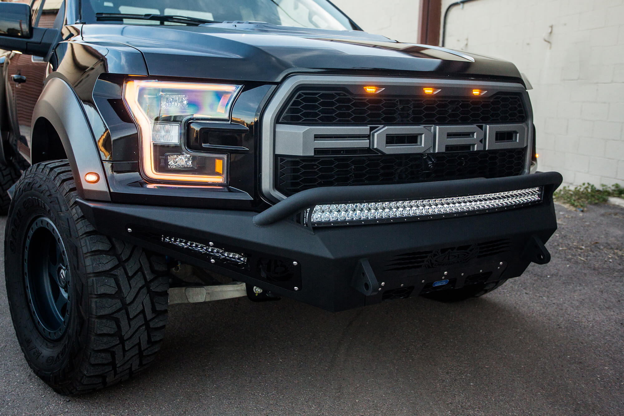 ADD Offroad 2017-2020 Ford Raptor Honeybadger Front Bumper F117432860103 | GarageAndFab.com