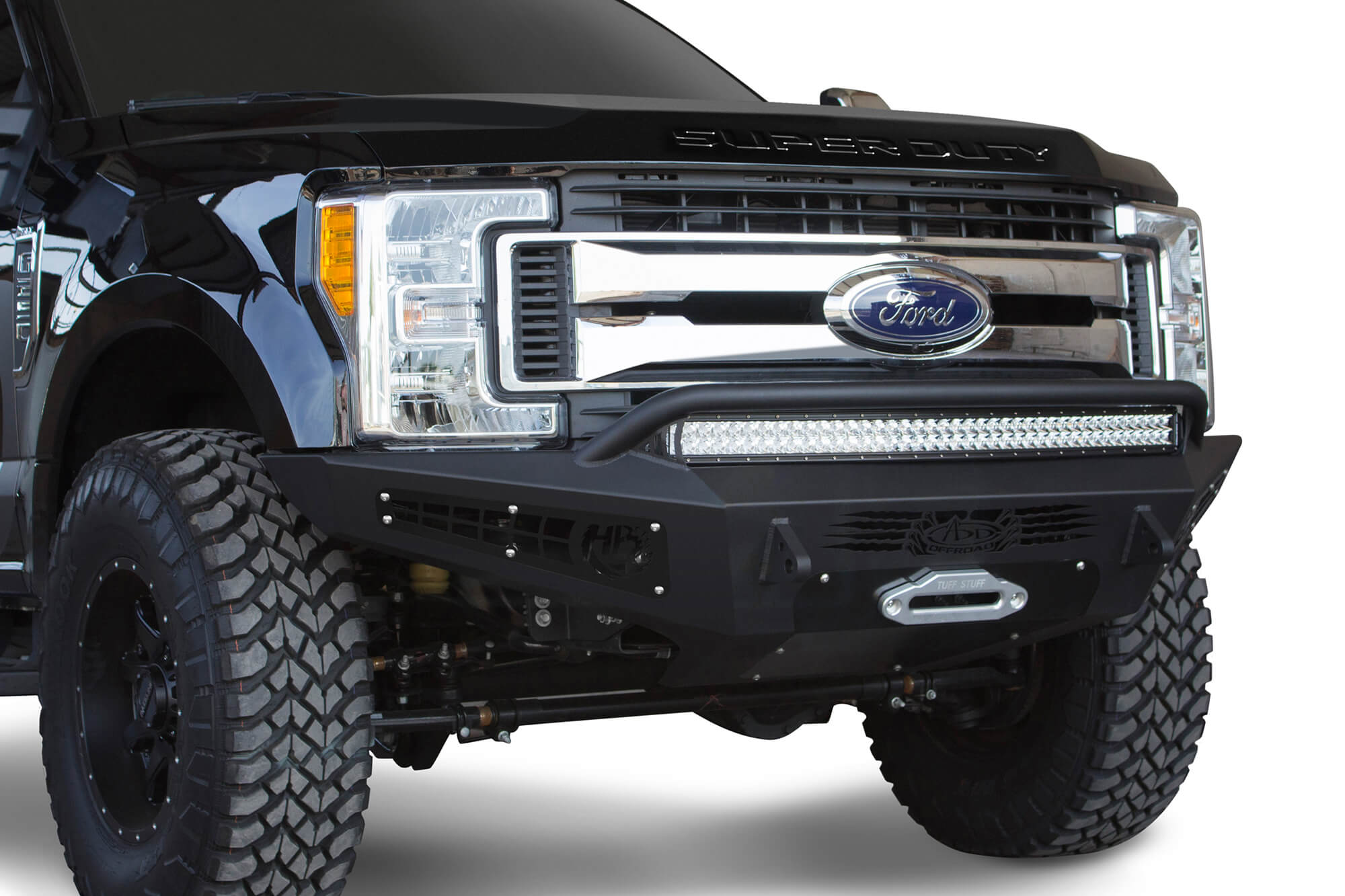 ADD Offroad 2017-2022 Ford Super Duty Honeybadger Front Bumper F167382840103 | GarageAndFab.com