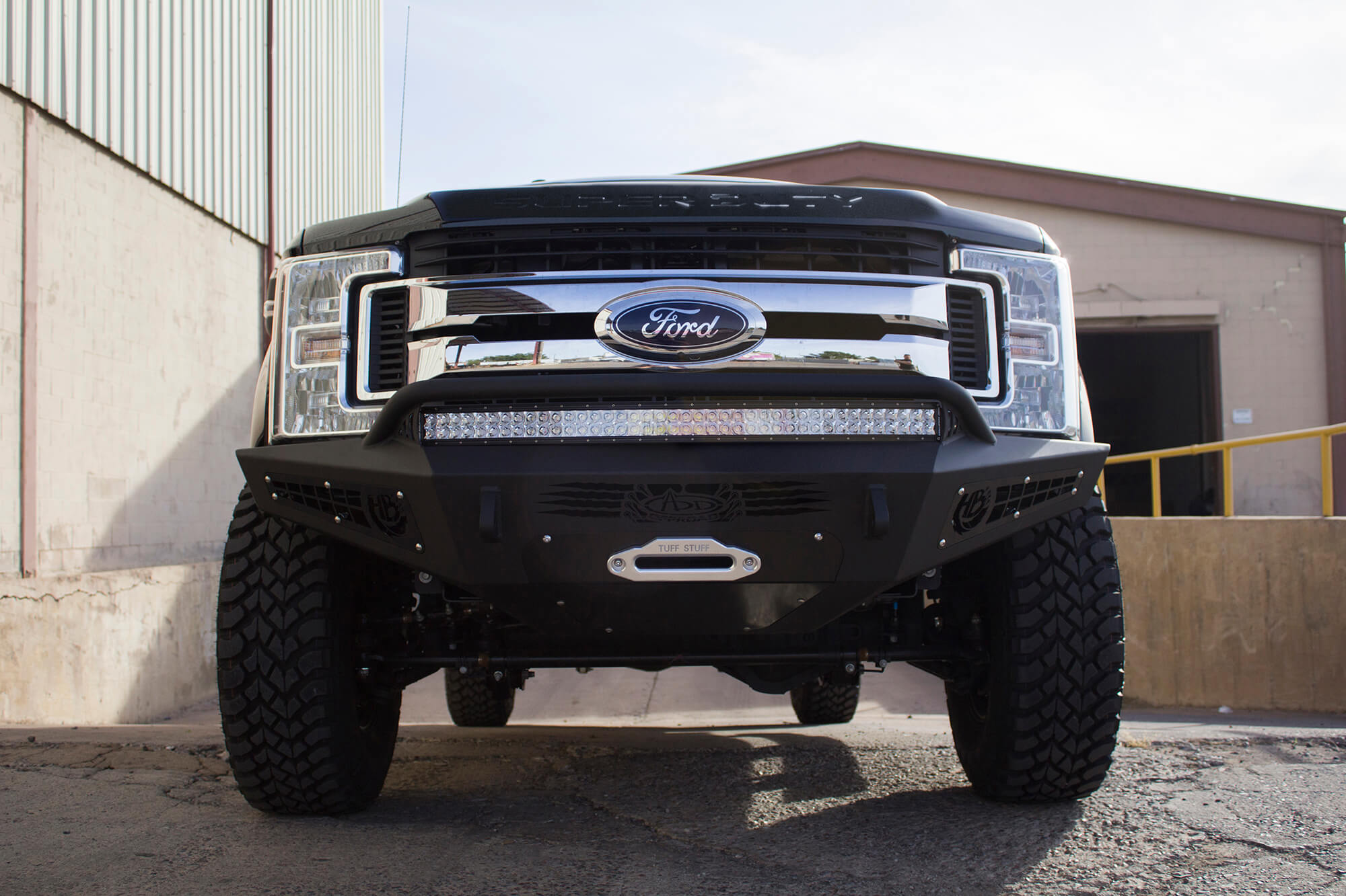 ADD Offroad 2017-2022 Ford Super Duty Honeybadger Front Bumper F167382840103 | GarageAndFab.com
