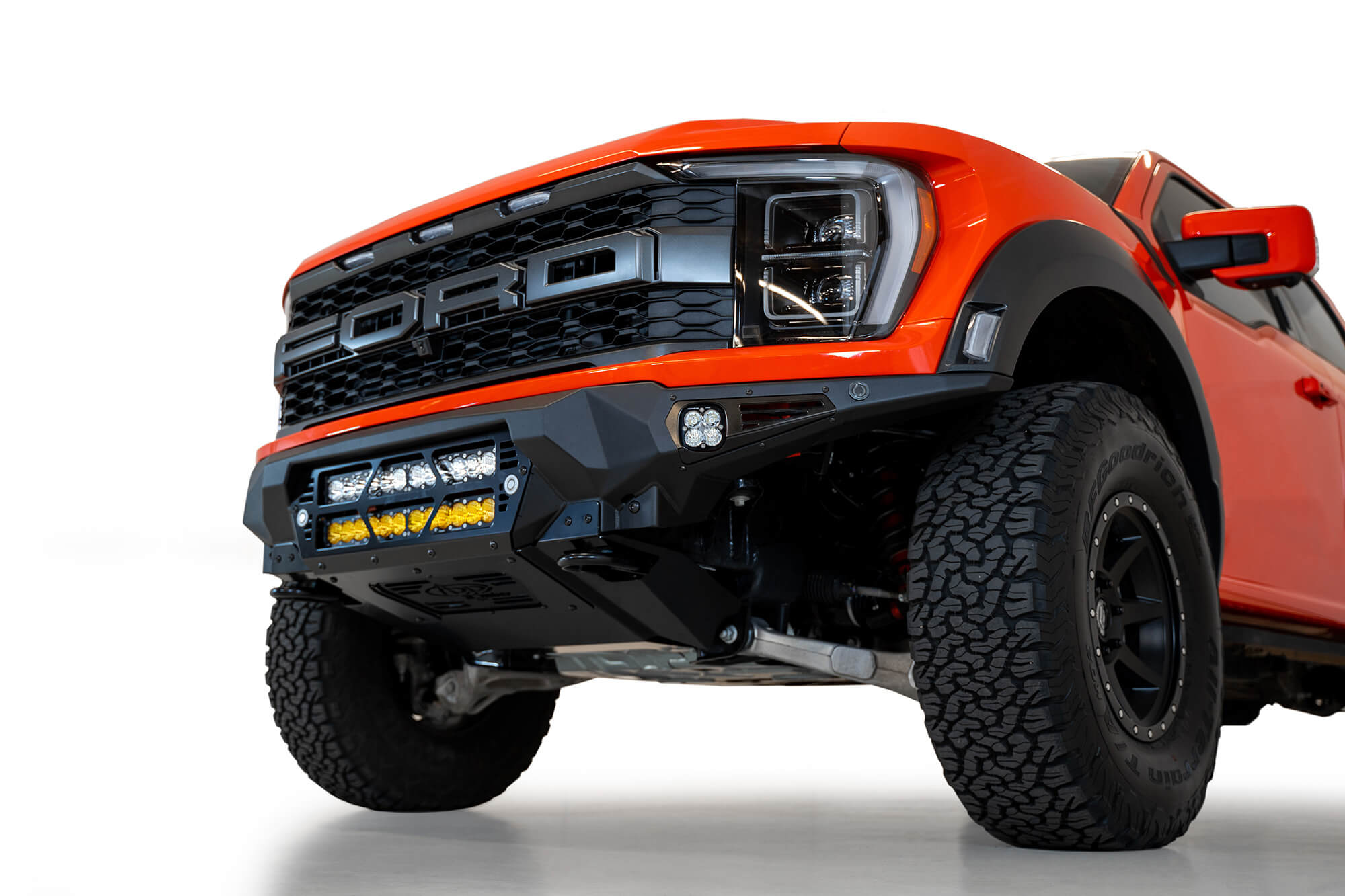 ADD Offroad 2021-2022 Ford Raptor Bomber Front Bumper (20-Inch Lights) F210012140103 | GarageAndFab.com