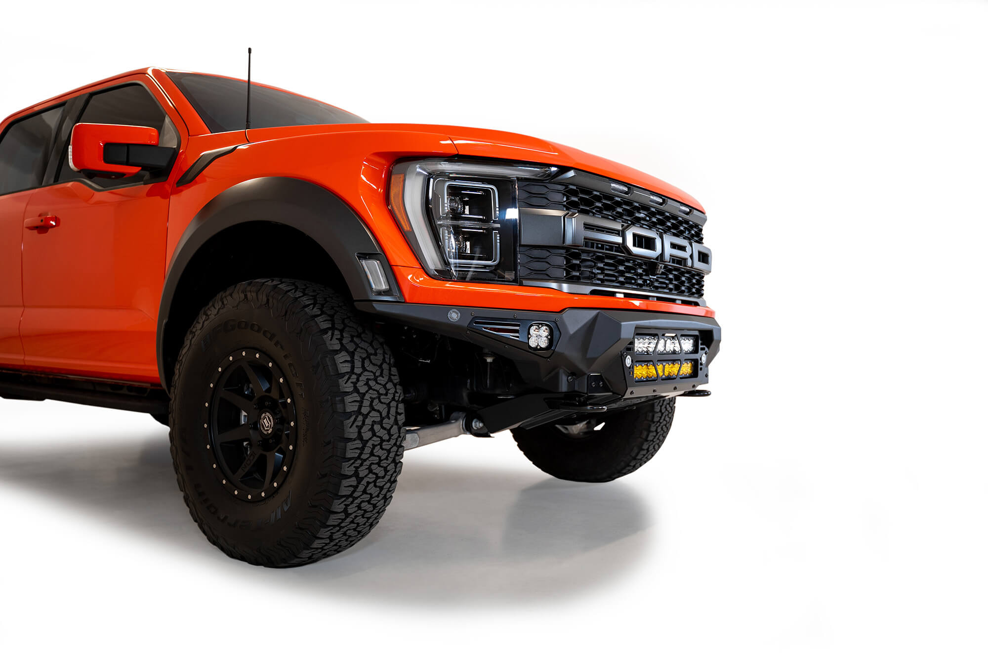 ADD Offroad 2021-2022 Ford Raptor Bomber Front Bumper (20-Inch Lights) F210012140103 | GarageAndFab.com