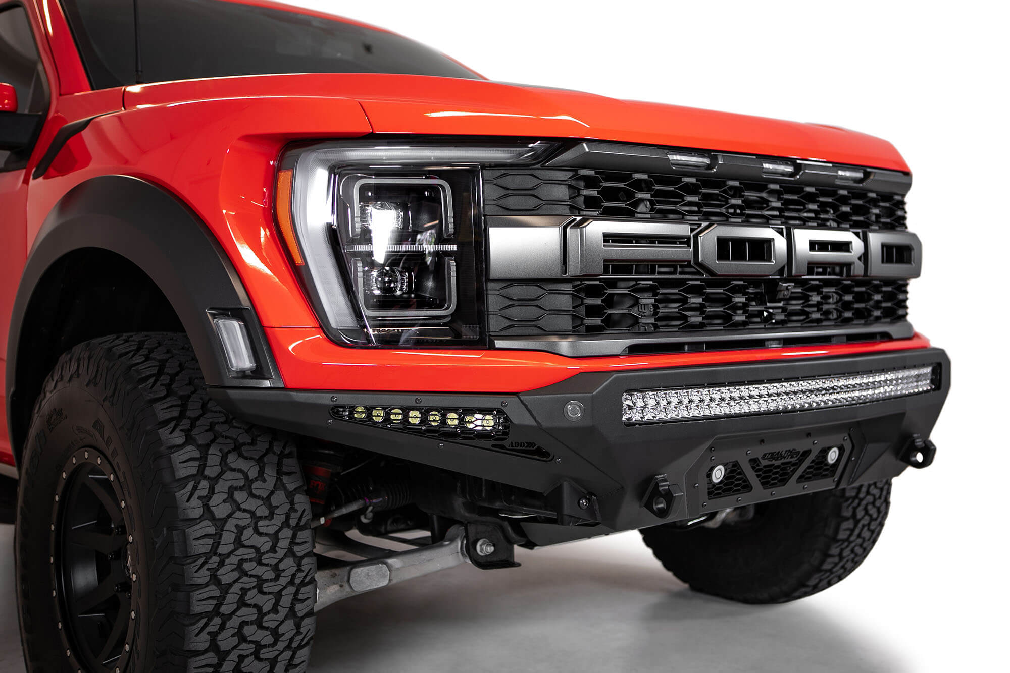 ADD Offroad 2021-2022 Ford Raptor Stealth Fighter Front Bumper F210151140103 | GarageAndFab.com