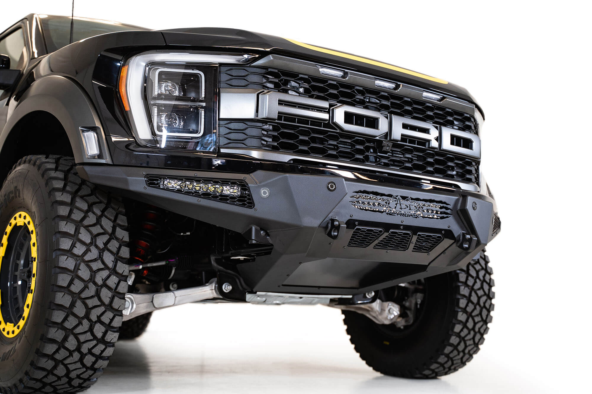 ADD Offroad 2021-2022 Ford Raptor Honeybadger Front Bumper F210211180103 | GarageAndFab.com