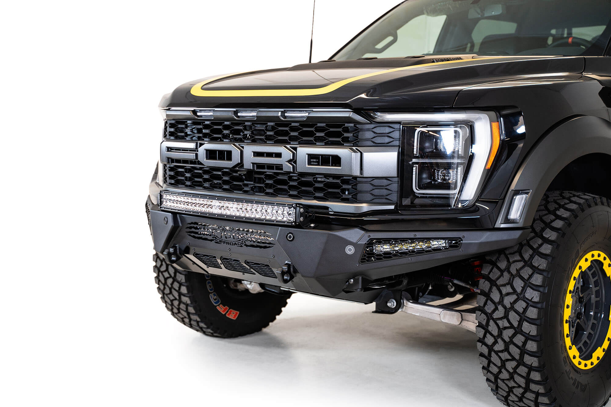 ADD Offroad 2021-2022 Ford Raptor Honeybadger Front Bumper F210211180103 | GarageAndFab.com