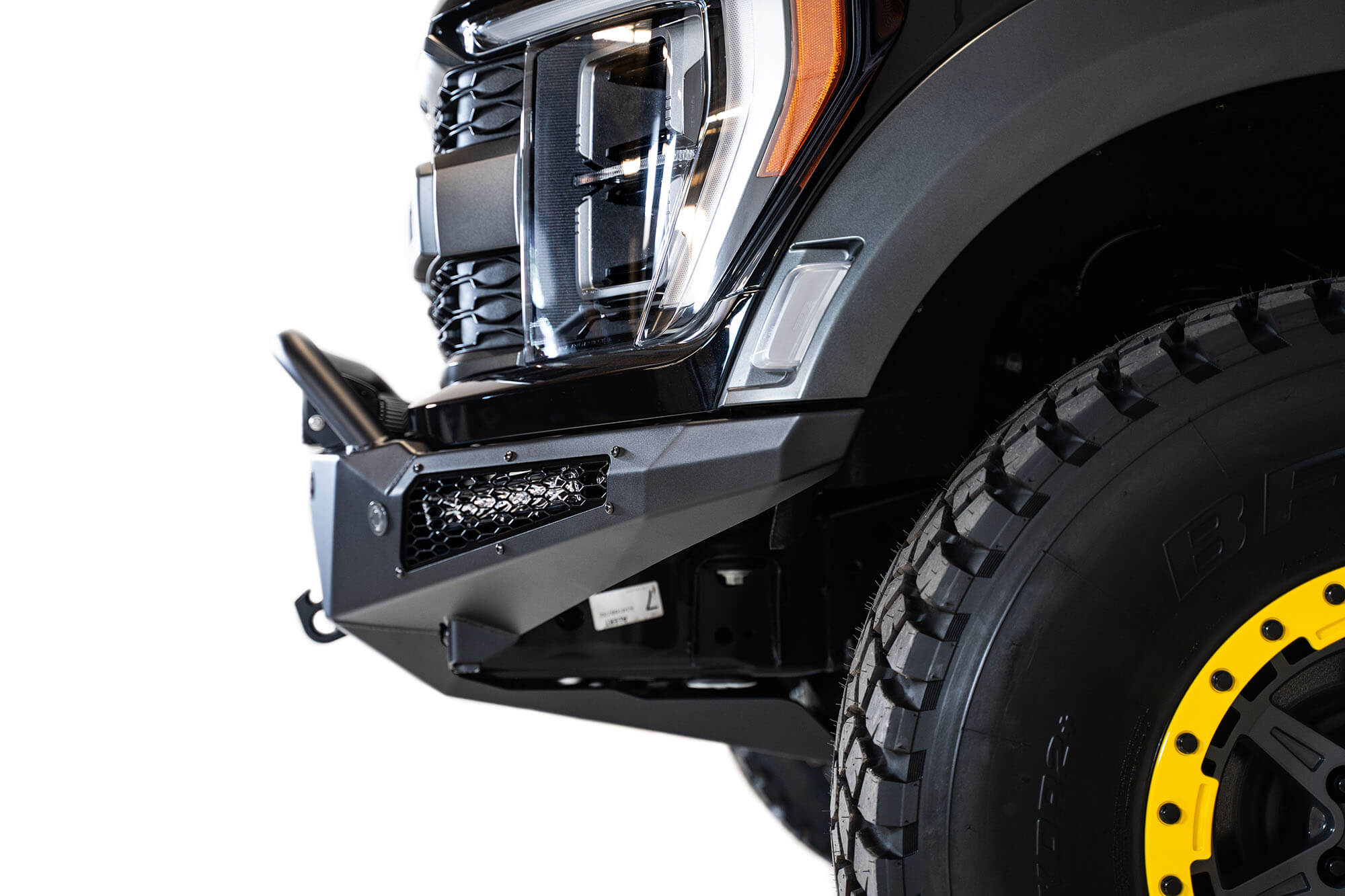 ADD Offroad 2021-2022 Ford Raptor Honeybadger Front Bumper W/ Top Hoop F210221180103 | GarageAndFab.com