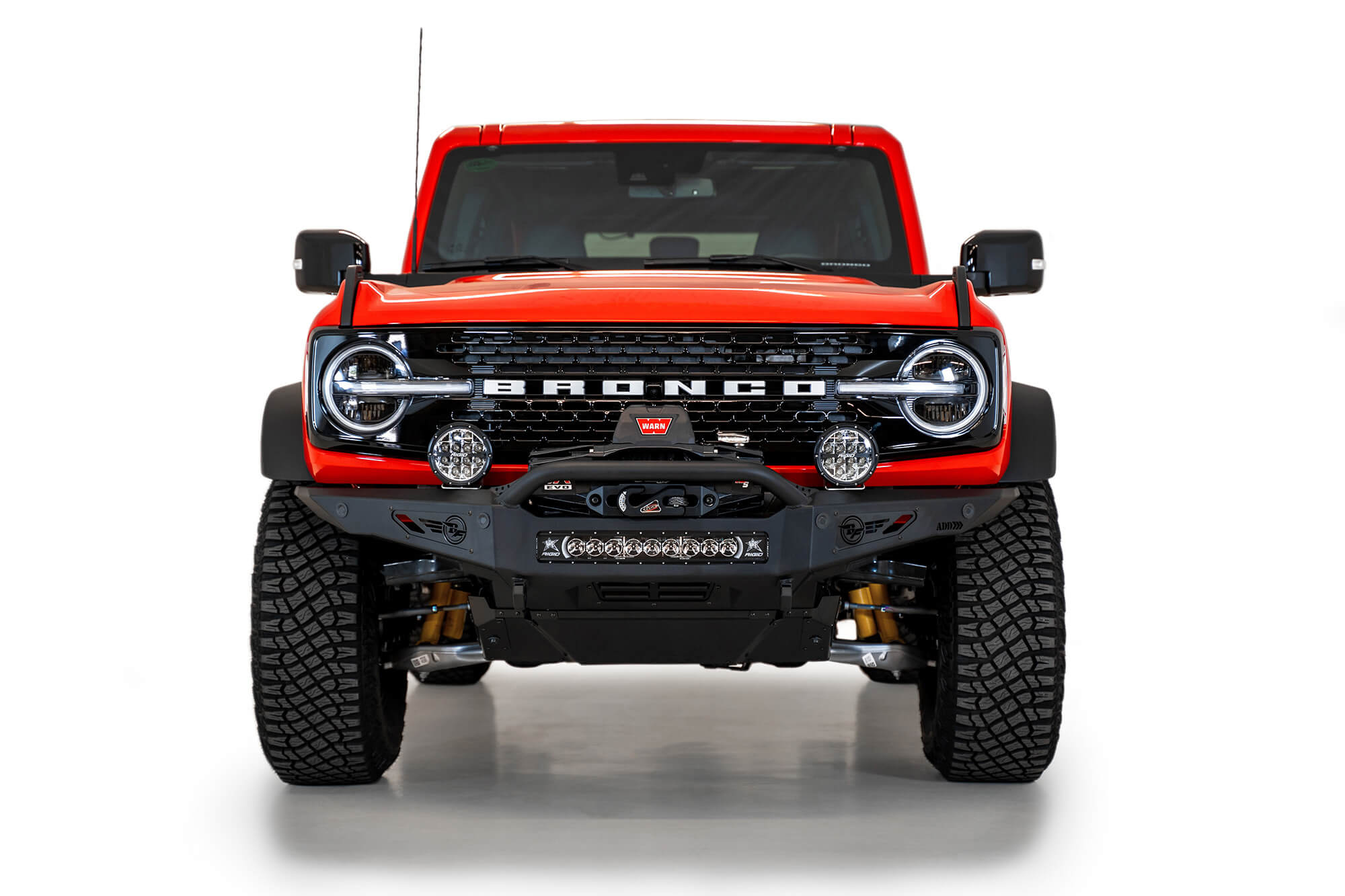 ADD Offroad 2021-2022 Ford Bronco Rock Fighter Front Bumper F230181060103 | GarageAndFab.com