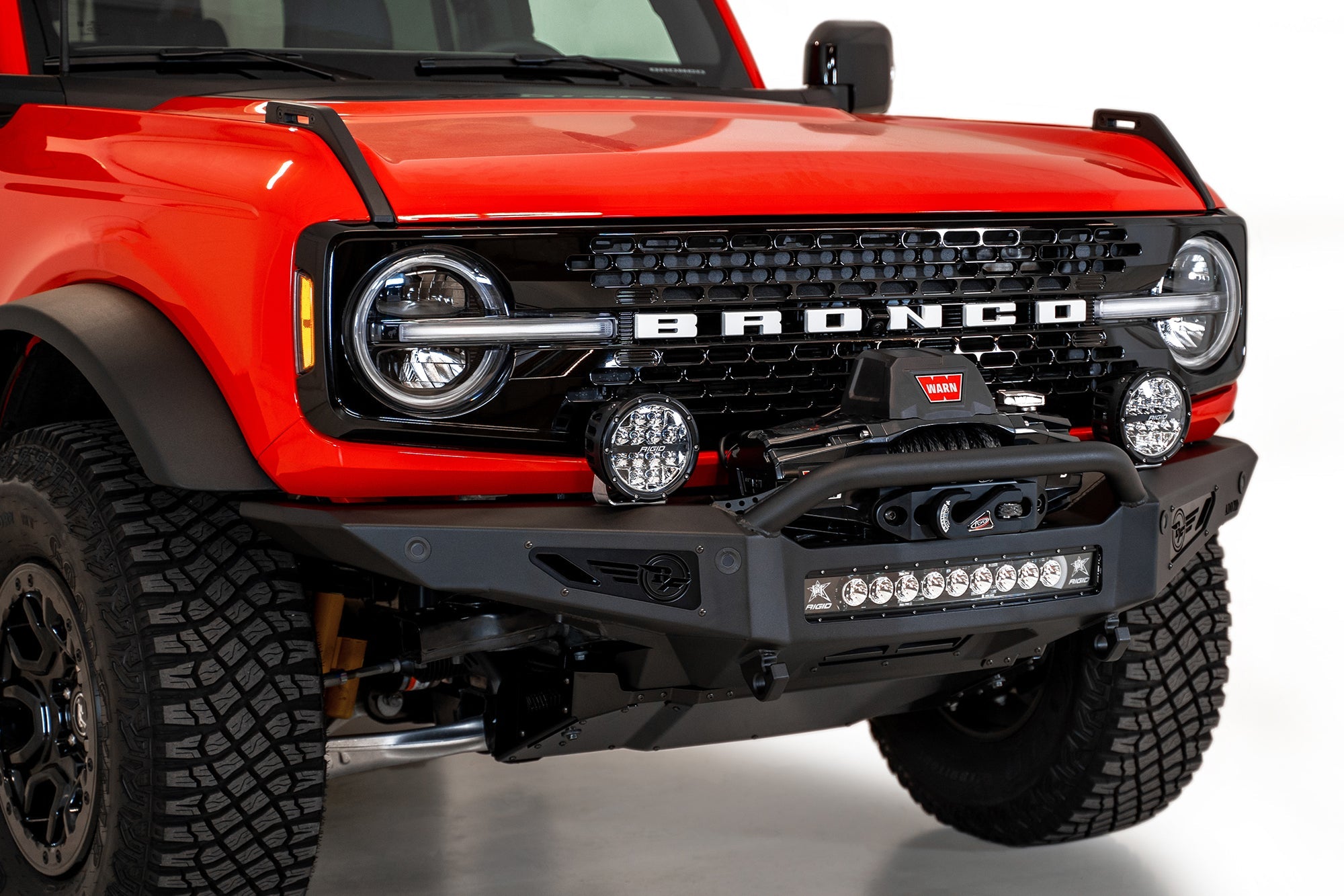 ADD Offroad 2021-2022 Ford Bronco Rock Fighter Front Bumper F230181060103 | GarageAndFab.com