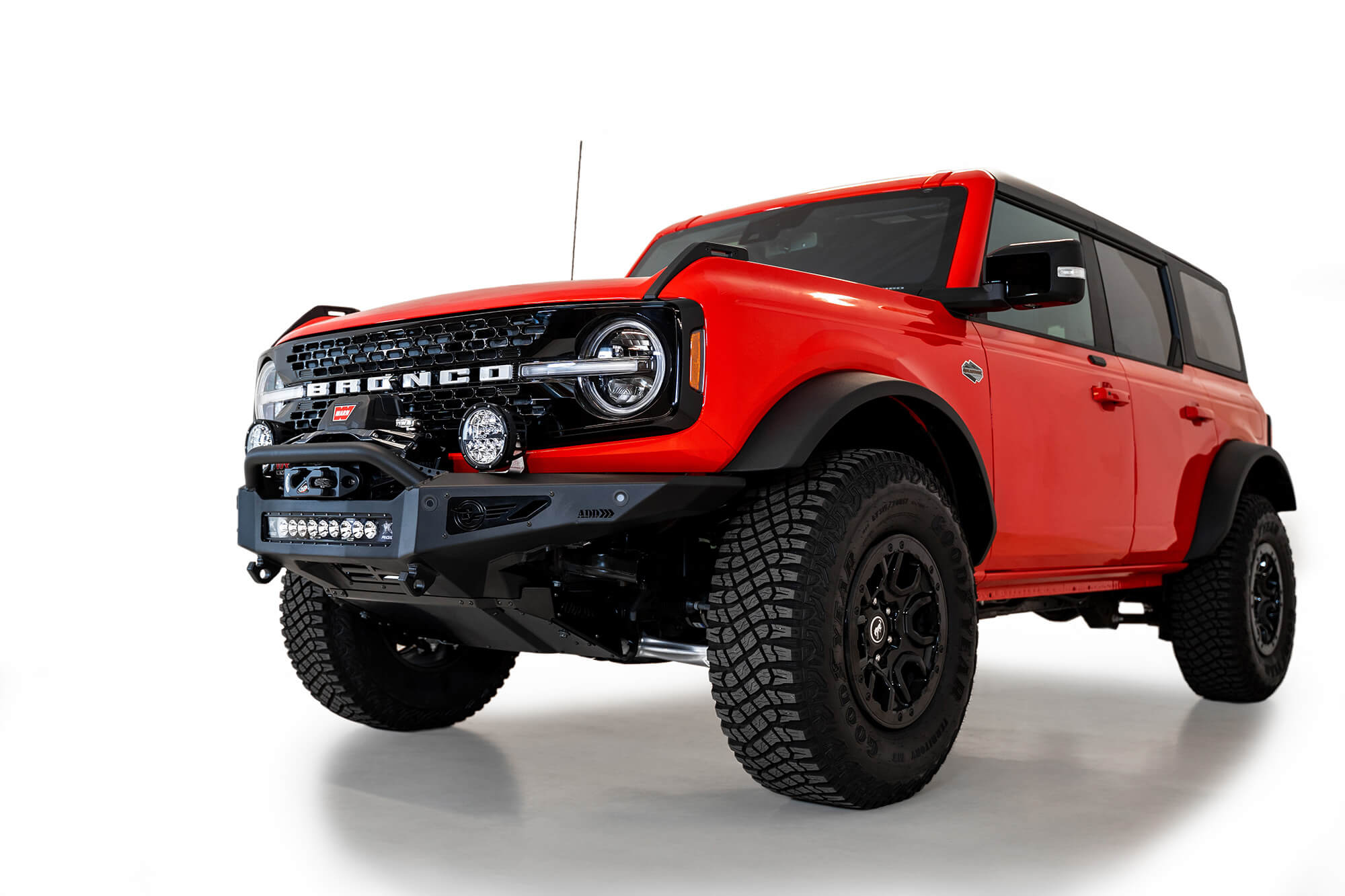 ADD Offroad 2021-2022 Ford Bronco Rock Fighter Front Bumper F230181060103 | GarageAndFab.com