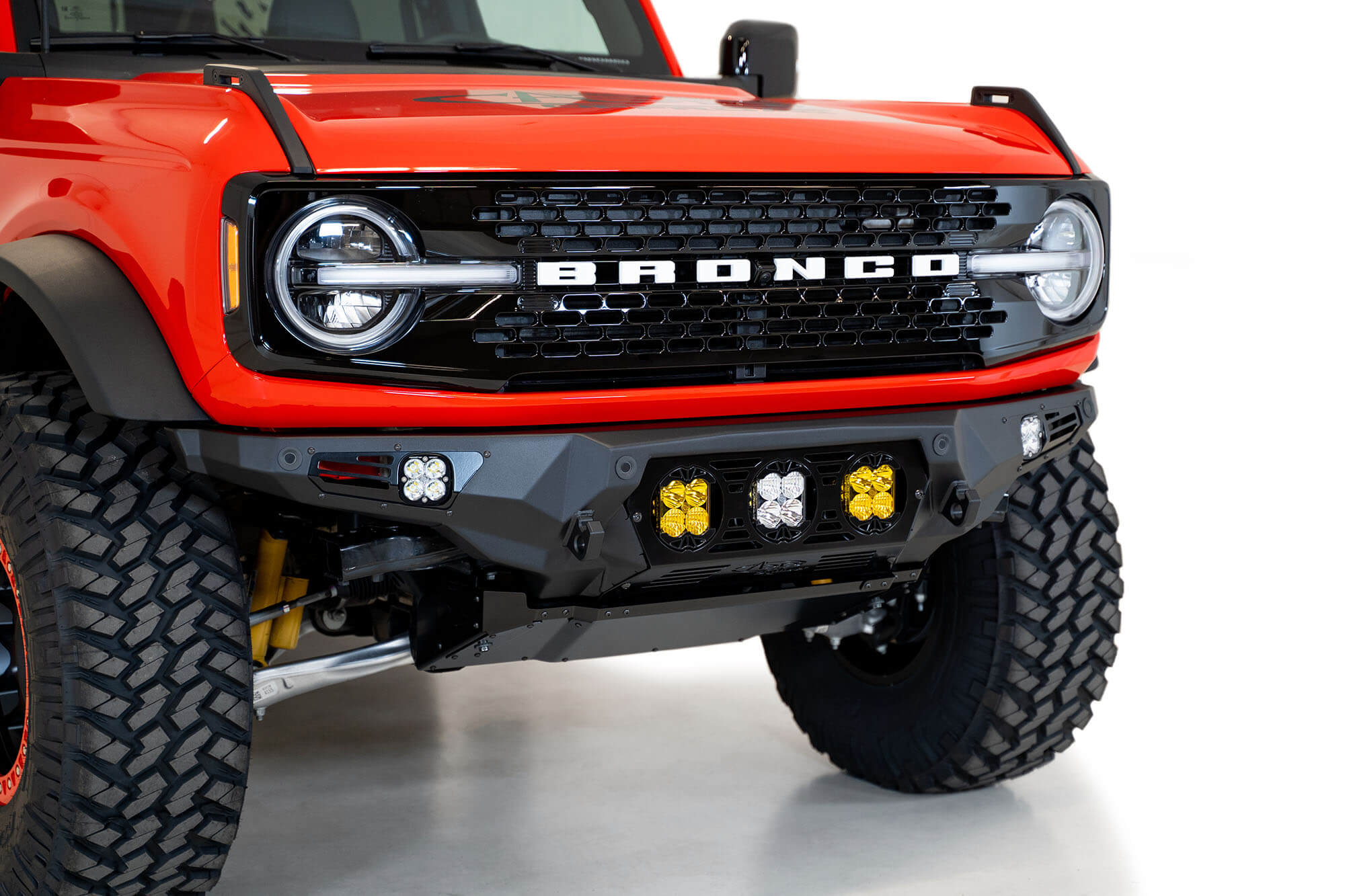 ADD Offroad 2021-2022 Ford Bronco Bomber Front Bumper (Baja) F230194120103 | GarageAndFab.com