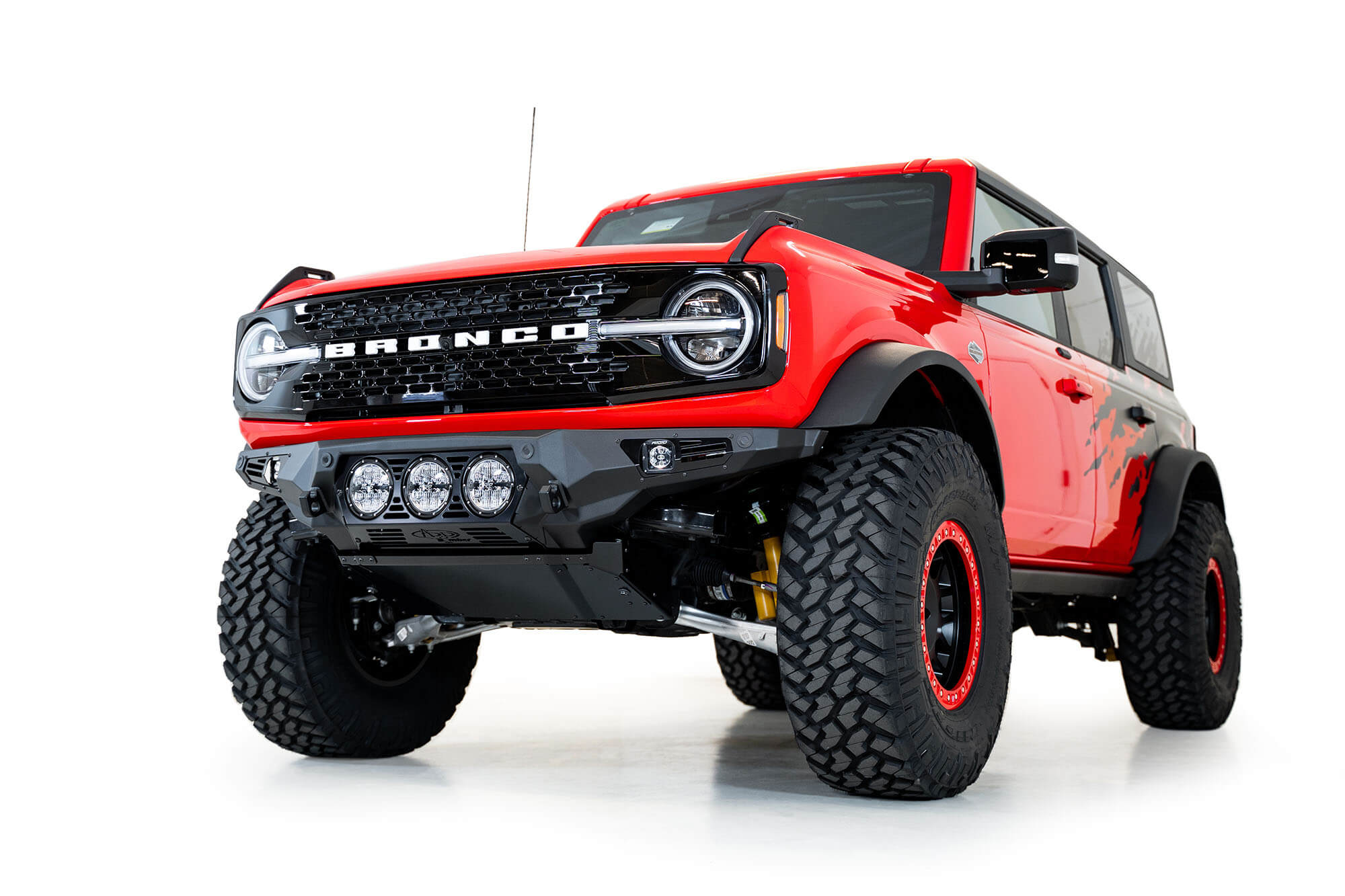 ADD Offroad 2021-2022 Ford Bronco Bomber Front Bumper (Rigid) F230194130103 | GarageAndFab.com