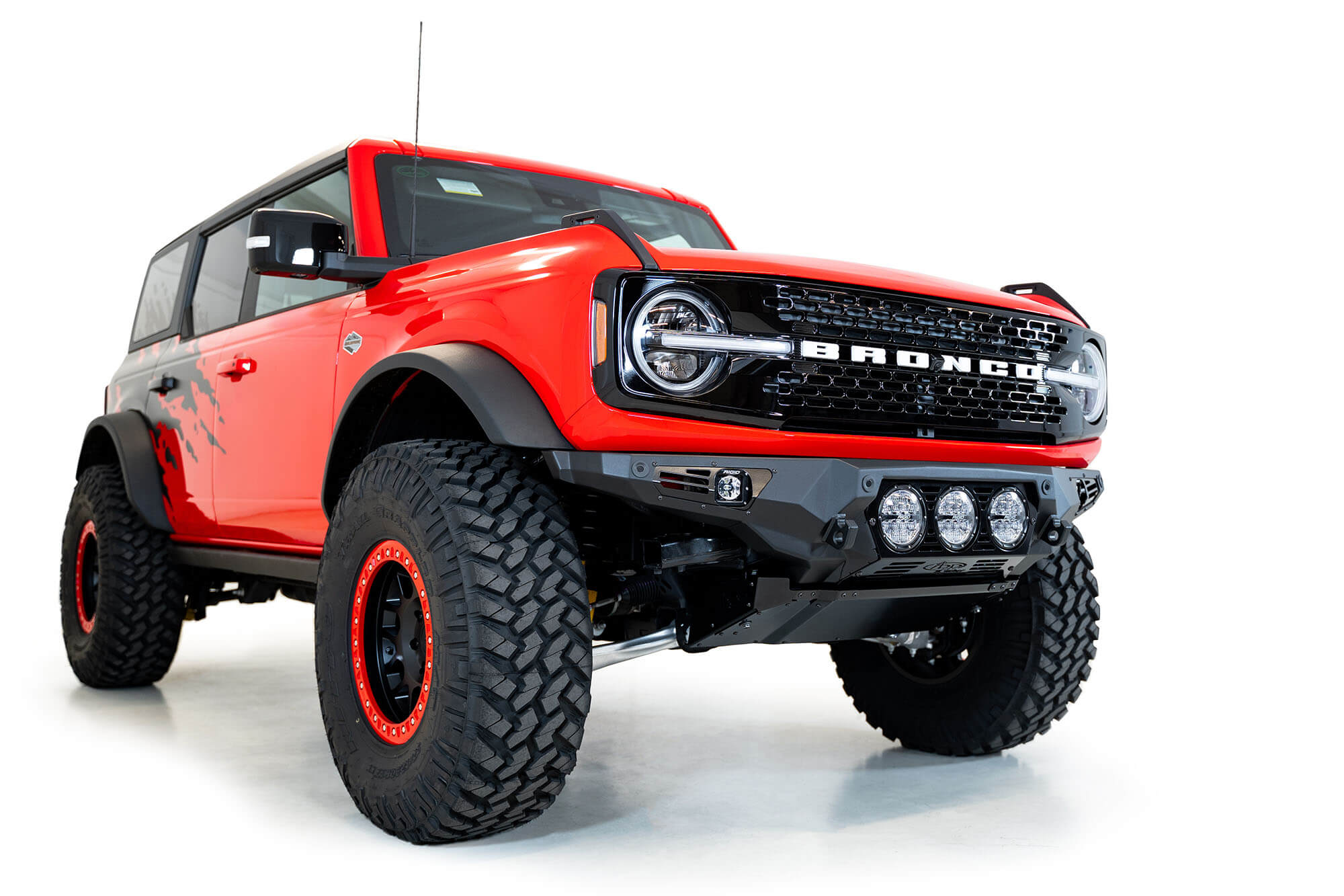 ADD Offroad 2021-2022 Ford Bronco Bomber Front Bumper (Rigid) F230194130103 | GarageAndFab.com