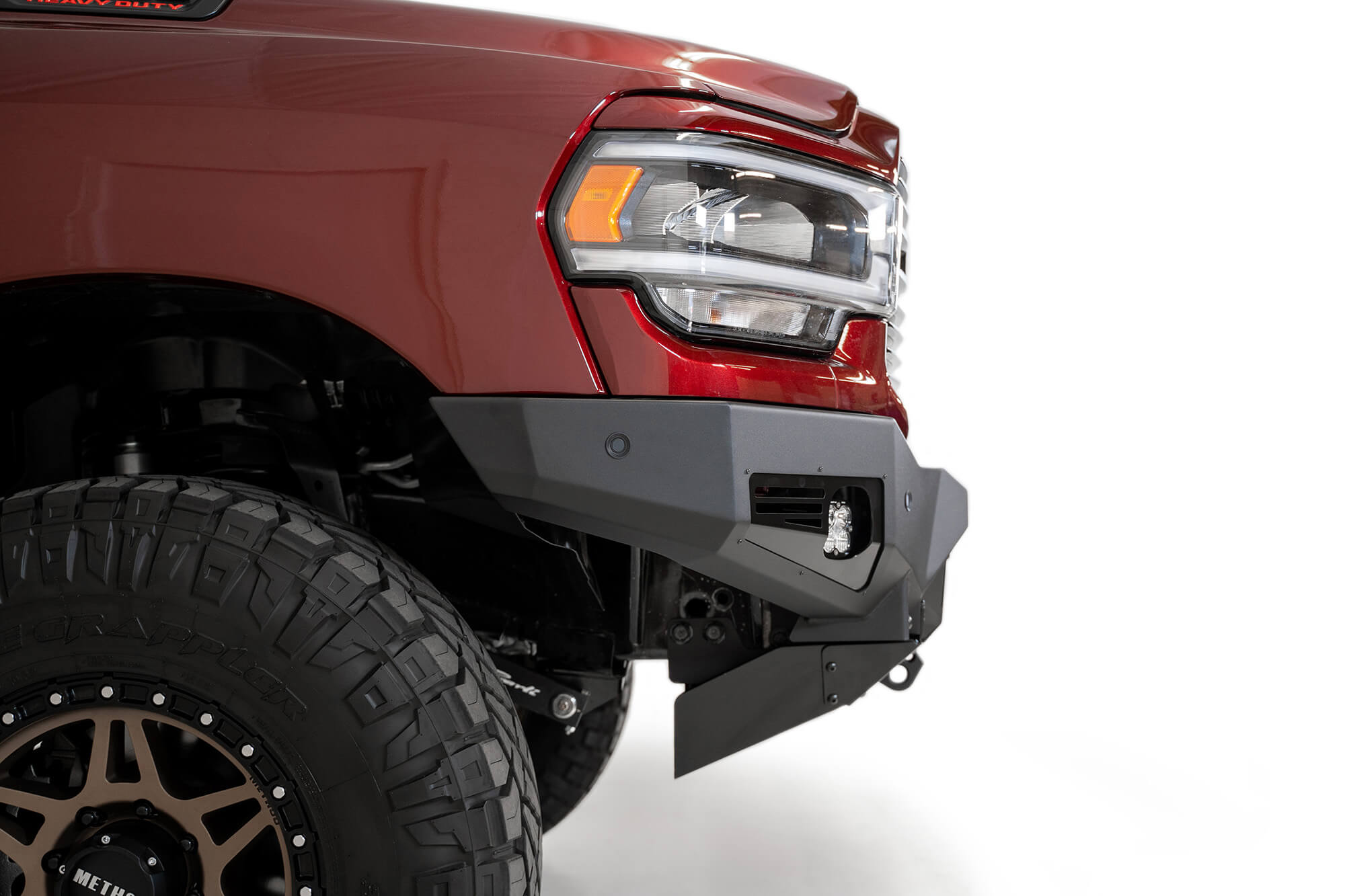 ADD Offroad 2019-2022 Ram 2500/3500 Bomber Front Bumper (Baja Designs) F560014100103 | GarageAndFab.com