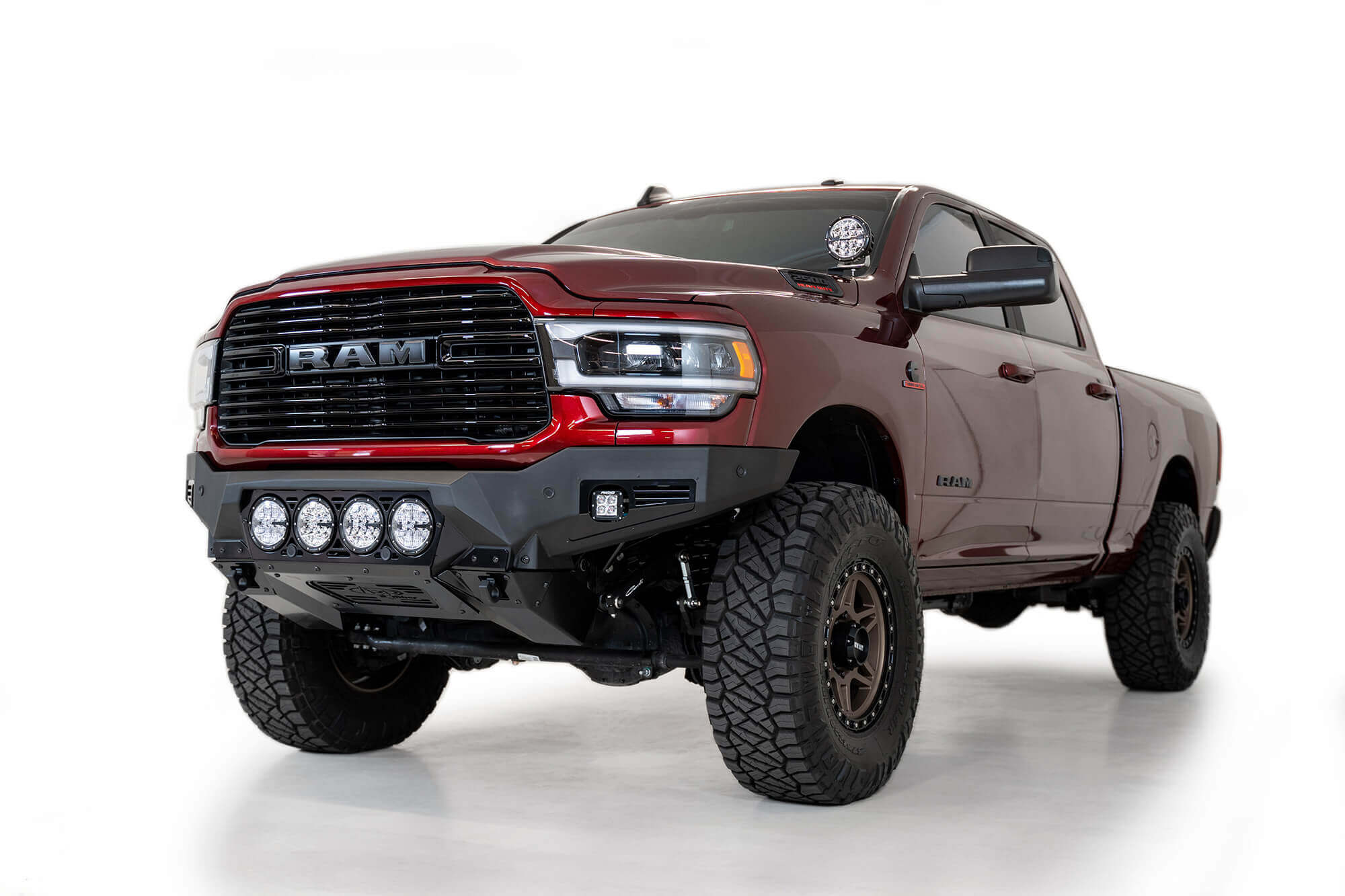 ADD Offroad 2019 - 2022 Ram 2500/3500 Bomber Front Bumper (Rigid) F560014110103 | GarageAndFab.com