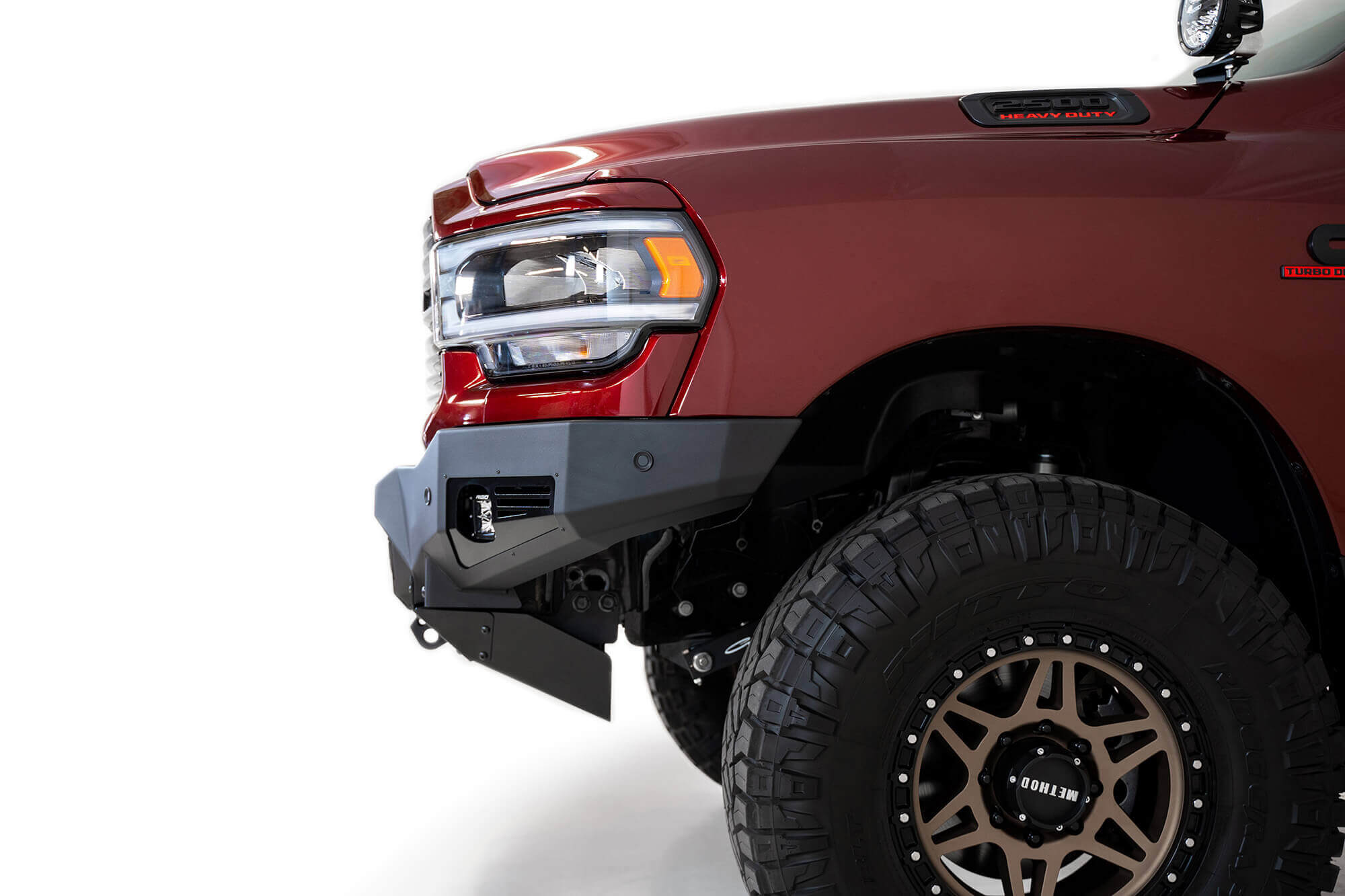 ADD Offroad 2019 - 2022 Ram 2500/3500 Bomber Front Bumper (Rigid) F560014110103 | GarageAndFab.com