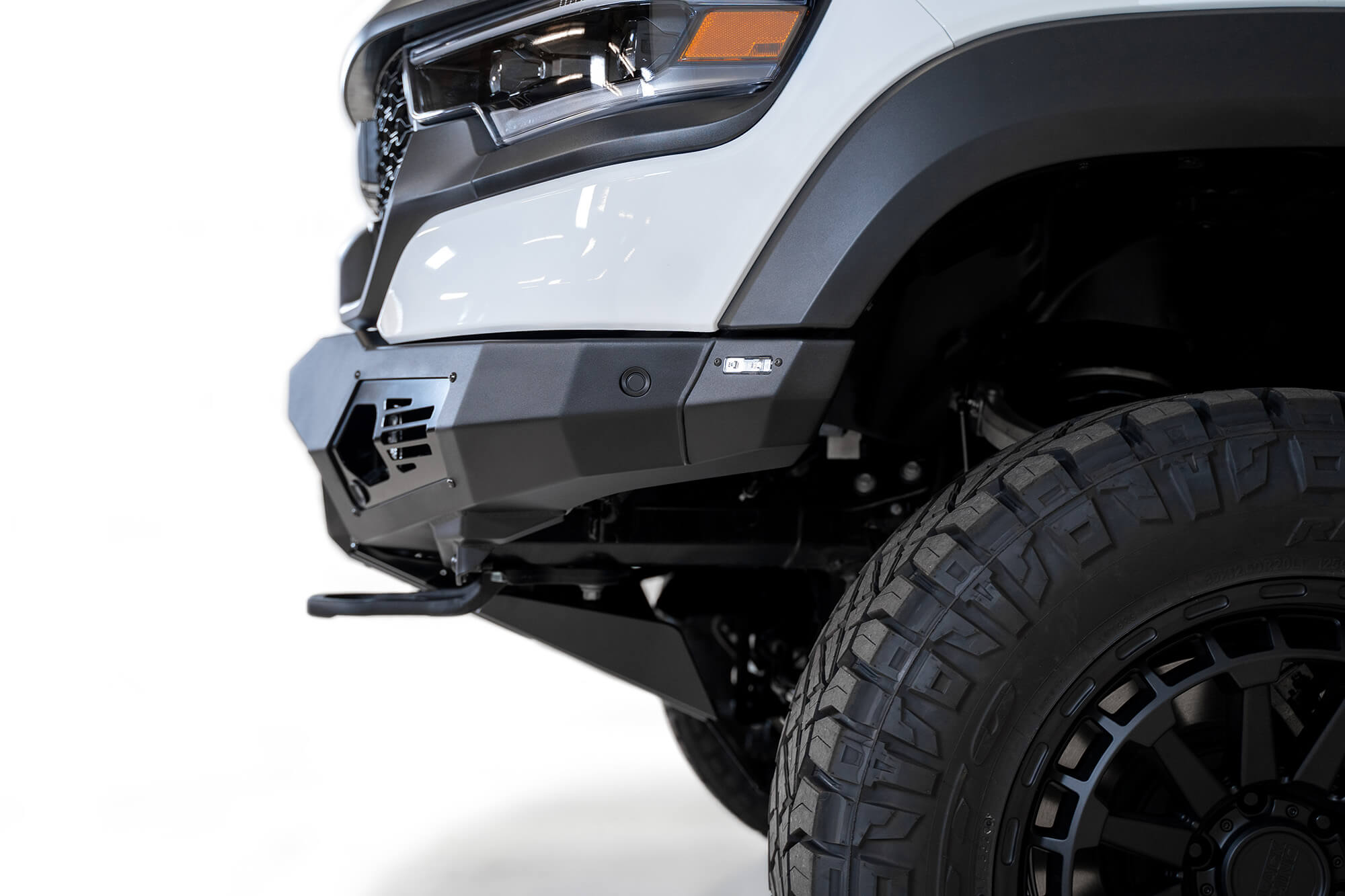 ADD Offroad 2021-2022 Ram 1500 Trx Bomber Front Bumper (20 Inch Lights) F620012140103 | GarageAndFab.com