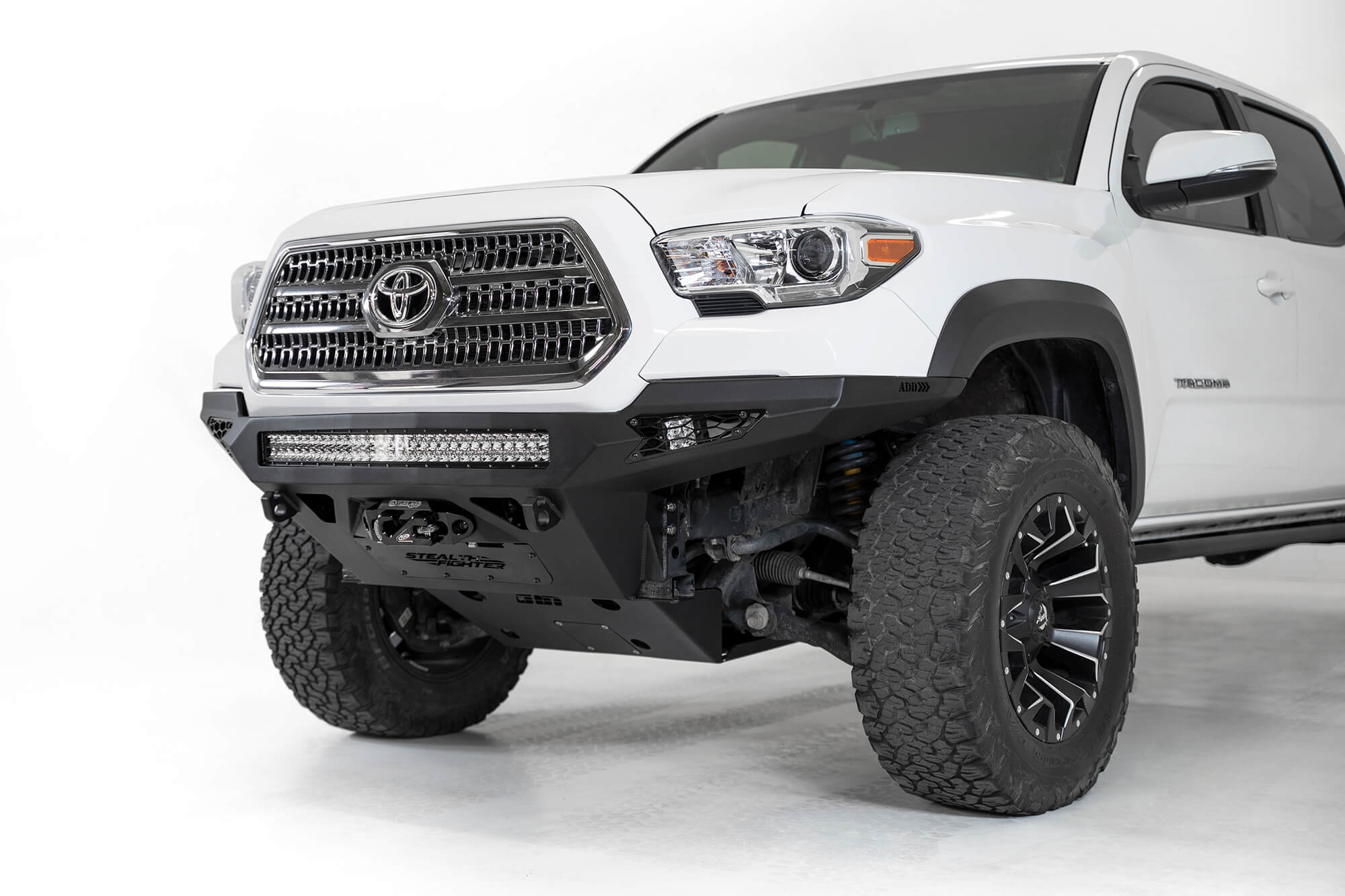 ADD Offroad 2016-2023 Toyota Tacoma Stealth Fighter Front Bumper F681202200103 | GarageAndFab.com