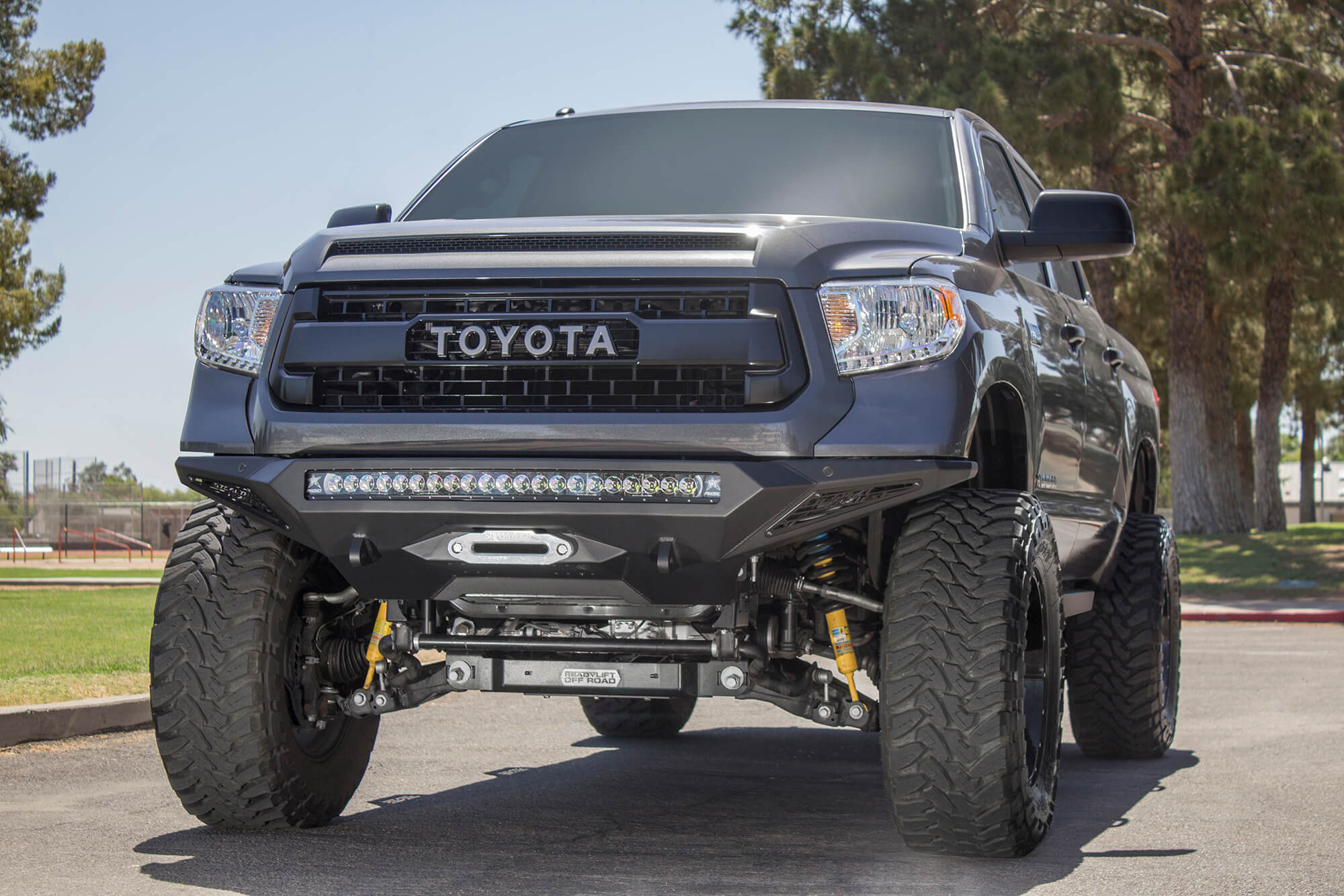 ADD Offroad 2014 - 2021 Toyota Tundra Stealth Fighter Front Bumper F741422860103 | GarageAndFab.com