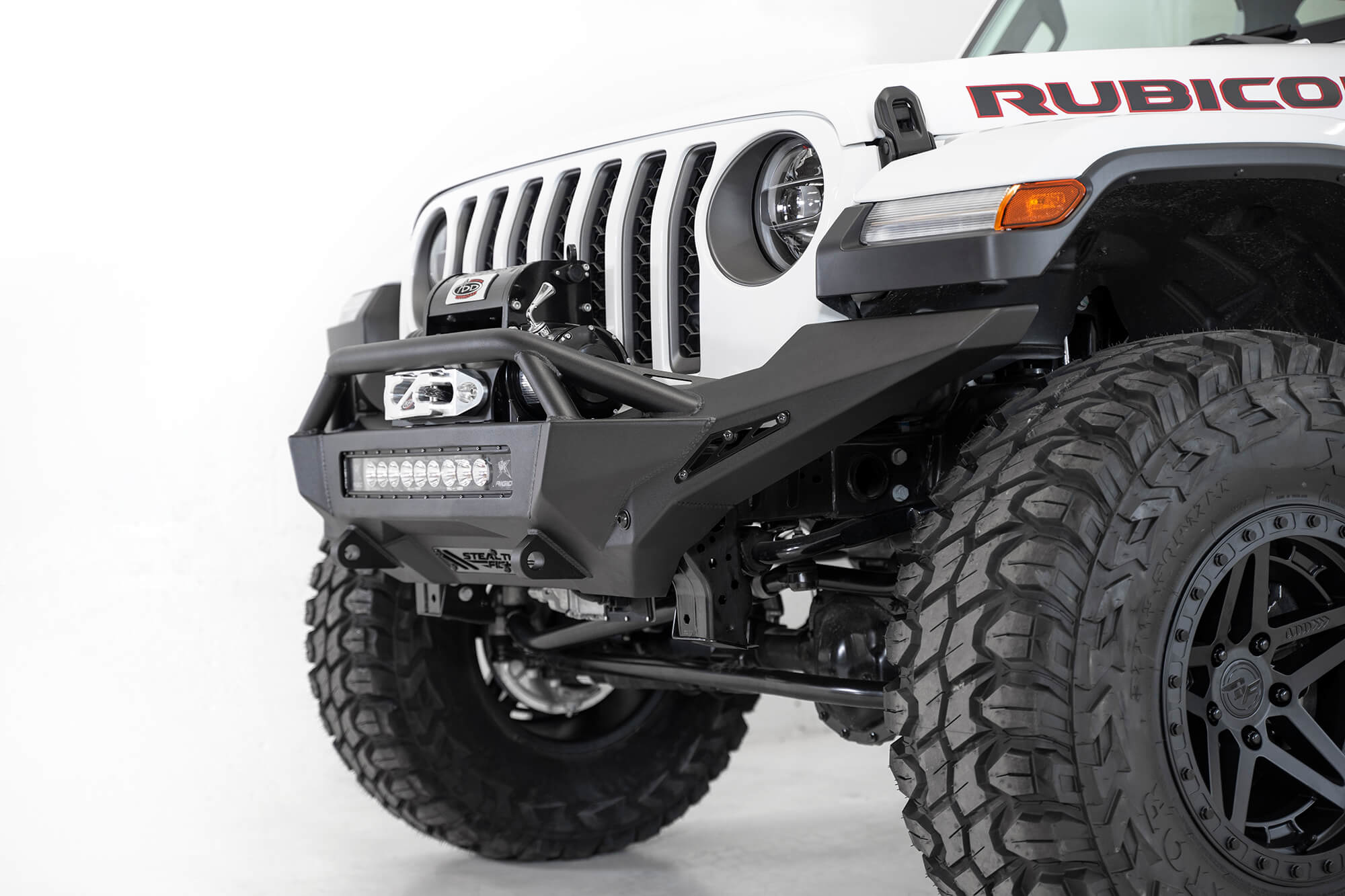 ADD Offroad 2018-2022 Jeep Jl/ Jt Rubicon/ Mojave Stealth Fighter Front Bumper F961692080103 | GarageAndFab.com