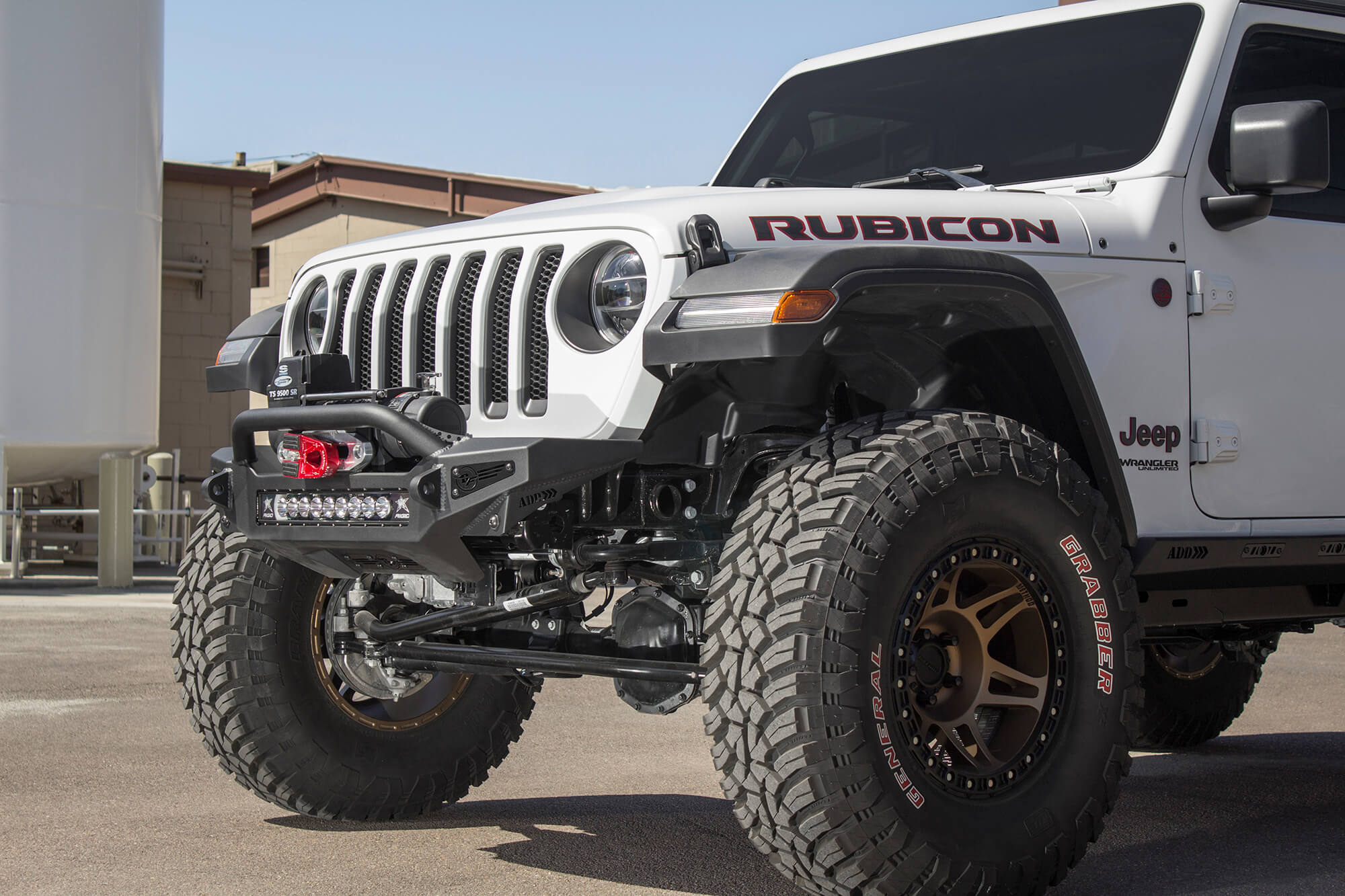 ADD Offroad 2018-2022 Jeep Jl/ Jt Rock Fighter Winch Front Bumper F964902080103 | GarageAndFab.com