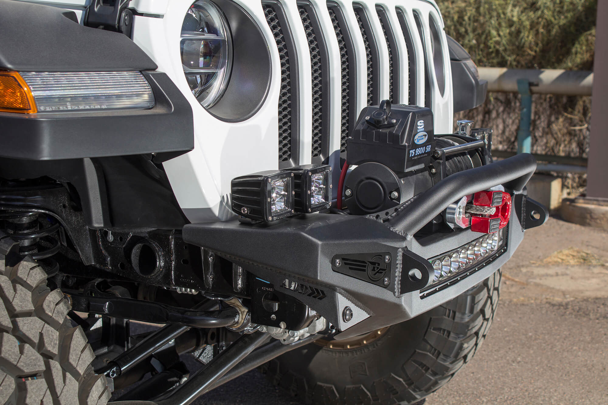 ADD Offroad 2018-2022 Jeep Jl/ Jt Rock Fighter Winch Front Bumper F964902080103 | GarageAndFab.com