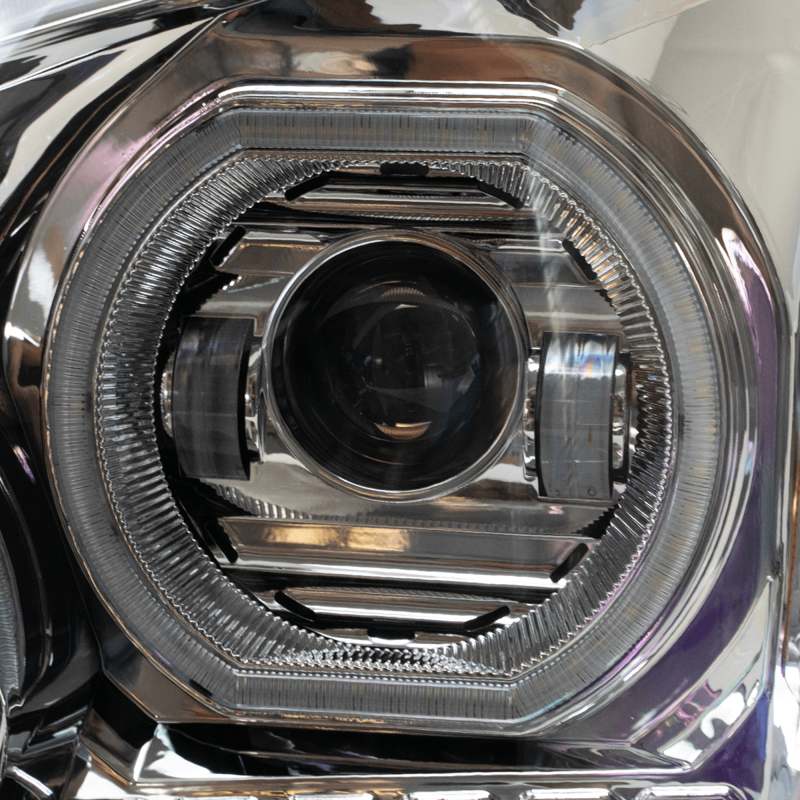 Vivid FL01-P Brilliant Series Freightliner Cascadia Led Headlight Chrome Passenger 2008-2017 | GarageAndFab.com