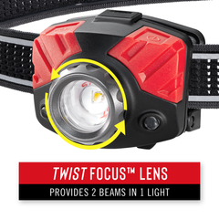 Coast FL75 Alkaline Power Dual Color Headlamp | GarageAndFab.com