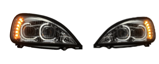 Vivid FREG01 Brilliant Series Freightliner Columbia Led Headlight Chrome Driver 01-20 | GarageAndFab.com