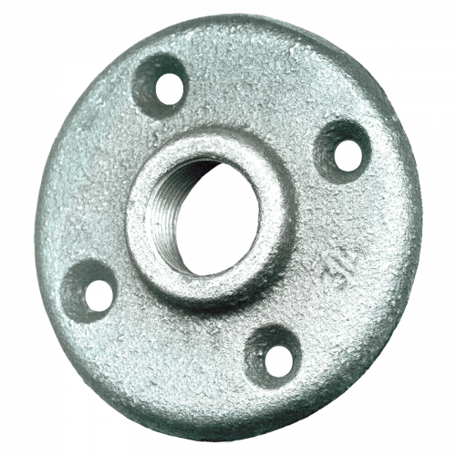 Fairview Galvanized Iron Flr Flange;2-1/2FPT Item #: FVF-GI-114-N | GarageAndFab.com