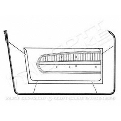 Goodmark Industries DOOR WEATHERSTRIPS - GMK302142567P | GarageAndFab.com