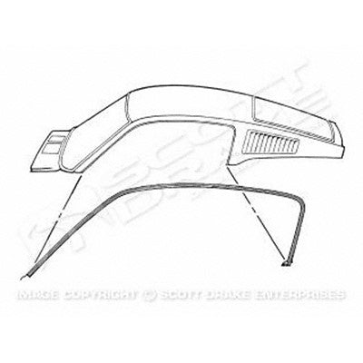 Goodmark Industries ROOFRAIL WEATHERSTRIPS GUTTERS - GMK3021537672P | GarageAndFab.com