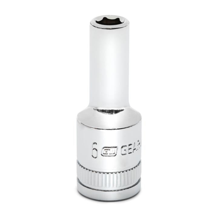 GearWrench Socket Mid Longth 3/8 DR 6PT 6MM - GWR-80388S-06 | GarageAndFab.com