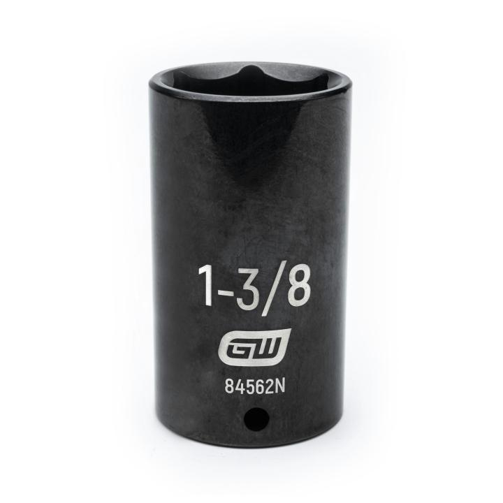 GearWrench 1/2"Drive 1-3/8" Deep Impact Socket - GWR-84562N | GarageAndFab.com