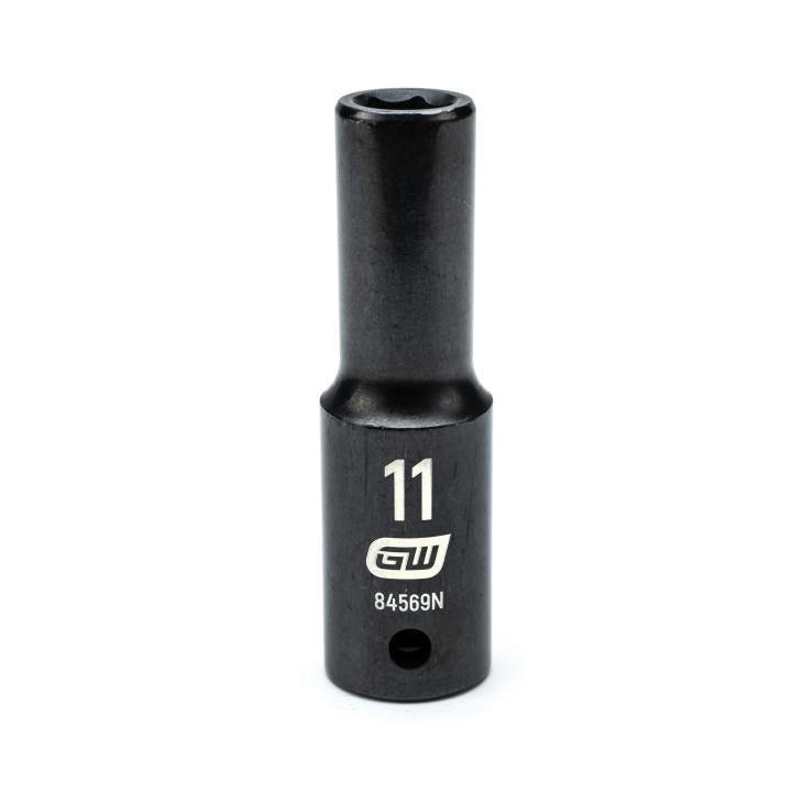GearWrench 1/2"Drive 11MM Deep Impact Socket - GWR-84569N | GarageAndFab.com