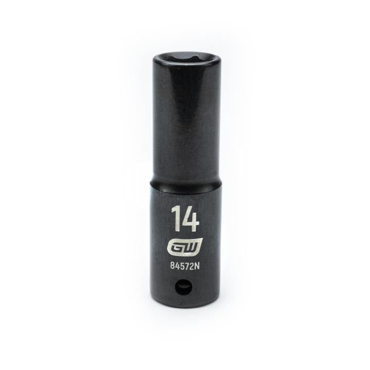 GearWrench 1/2"Drive 14MM Deep Impact Socket - GWR-84572N | GarageAndFab.com