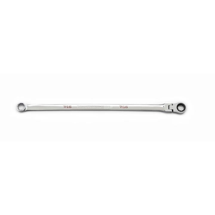 GearWrench Wrench Rat Xl Double Box Flex 120Xp 7/16 - GWR-86132 | GarageAndFab.com