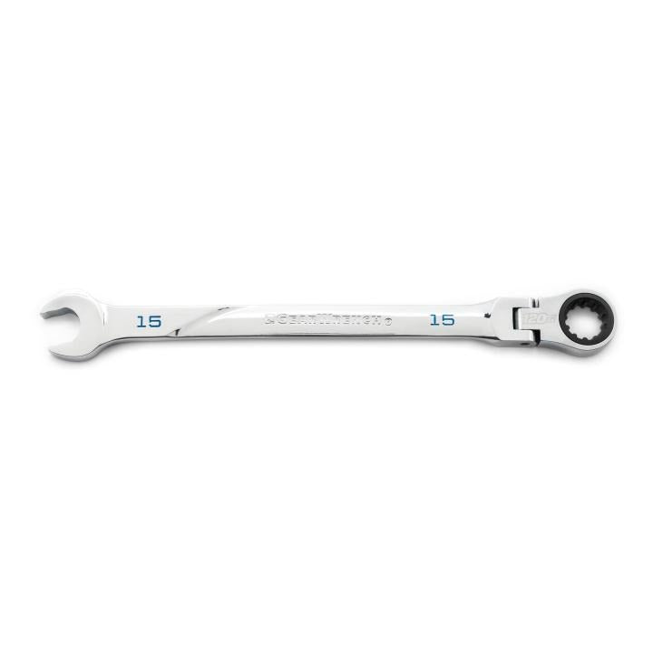 GearWrench Wrench Rat Combination Flex 120Xp 15MM - GWR-86215 | GarageAndFab.com