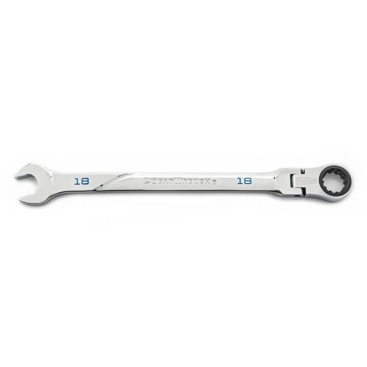 GearWrench Wrench Rat Combination Flex 120Xp 18MM - GWR-86218 | GarageAndFab.com