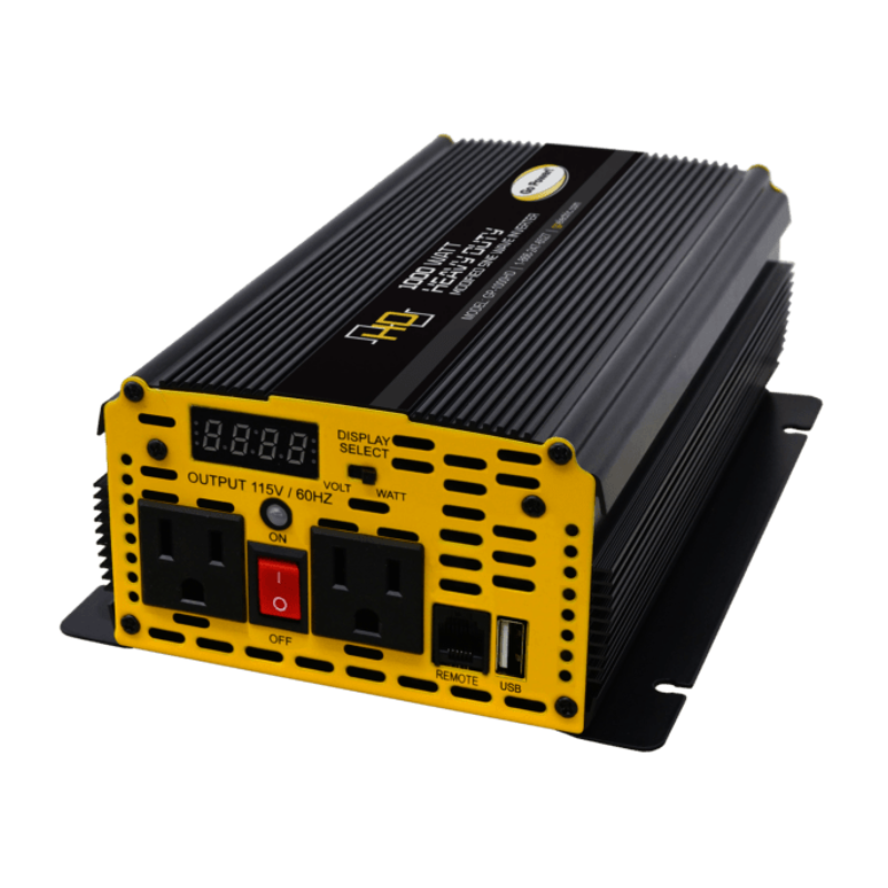 Go Power GP-1000HD 1000W Heavy Duty Modified Sine Wave Inverter | GarageAndFab.com | Munro Industries