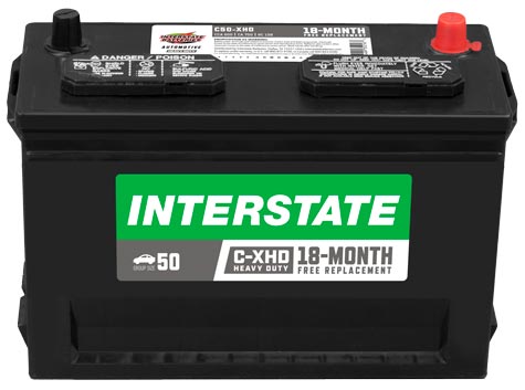 Interstate Battery C50-XHD | GarageAndFab.com