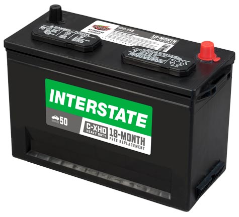 Interstate Battery C50-XHD | GarageAndFab.com