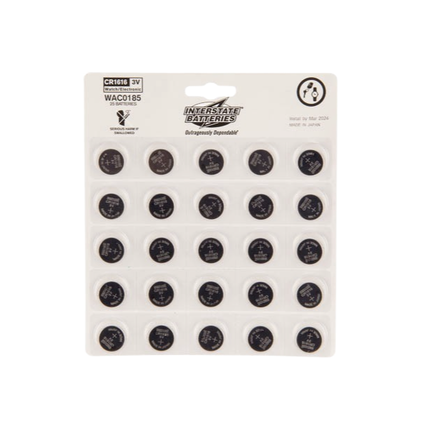 Interstate Battery CR1616 | GarageAndFab.com