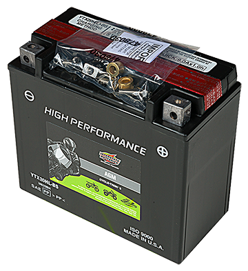 Interstate Battery CYTX20HL-BS-PW | GarageAndFab.com