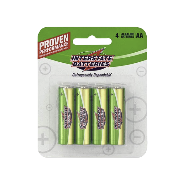 Interstate Battery DRY0030 AA Front | GarageAndFab.com 600x600