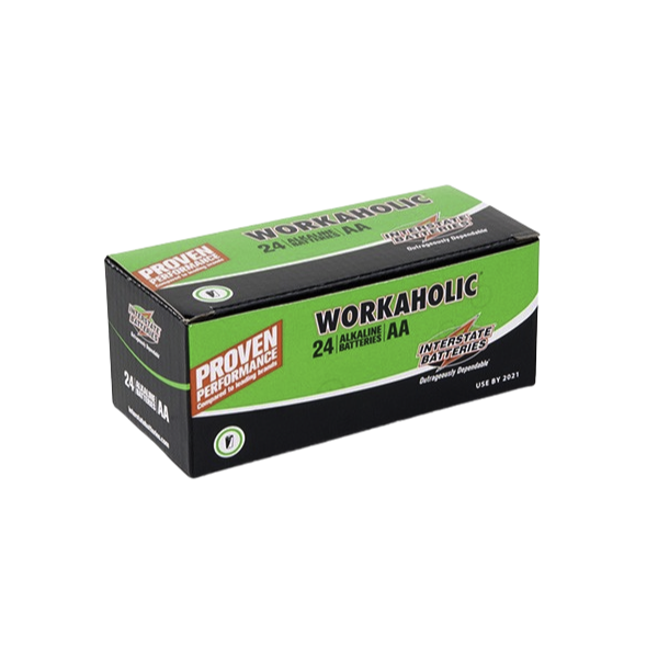 Interstate Battery DRY0070 AA Front | GarageAndFab.com 600x600