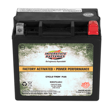 Interstate Battery FAGYZ16HL | GarageAndFab.com