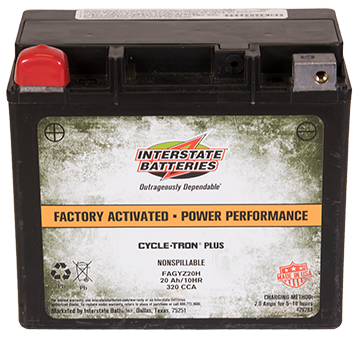 Interstate Battery FAGYZ20H | GarageAndFab.com
