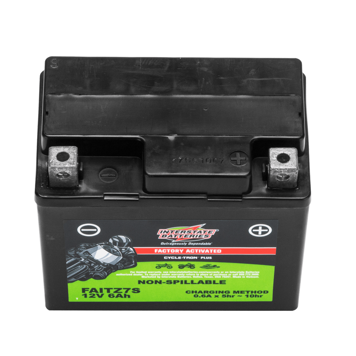 Interstate Battery FAITZ7S | GarageAndFab.com