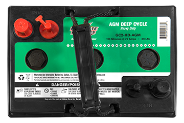 Interstate Battery GC2-HD-AGM | GarageAndFab.com